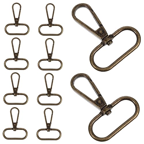 Beatifufu 15 Stück Drehbare Karabinerverschlüsse Für Schmuck Und Schlüsselanhänger Robuste Karabinerhaken Aus Ideal Für DIY Projekte Jackenclip Verschluss Vielseitig Einsetzbar von Beatifufu