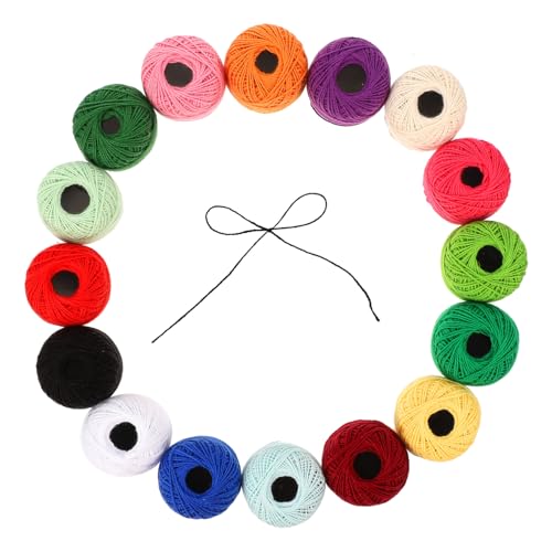 Beatifufu 16 Rollen Bunte Stickgarn Fäden Kreuzstich Garn Baumwolle DIY Nähfaden für Handarbeit Stickerei und Armbänder Vielseitig Einsetzbar für Nähmaschine und Stoffe Beatifufu 16 Rollen Bunte Stickgarn Fäden Kreuzstich Garn Baumwolle DIY Nähfaden für Handarbeit Stickerei und Armbänder Vielseitig Einsetzbar für Nähmaschine und Stoffe von Beatifufu