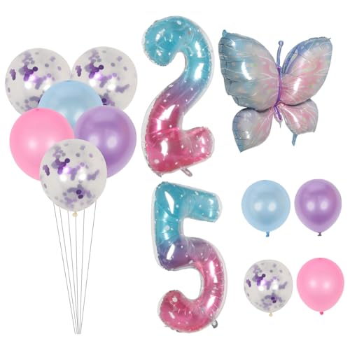 Beatifufu 2 Sätze Geburtstagsballons Bunte Aluminiumfolie Luftballons Dekorationsset Für Kindergeburtstag Und Feierlichkeiten Ideal Für Party Dekorationen Und Anlässe von Beatifufu