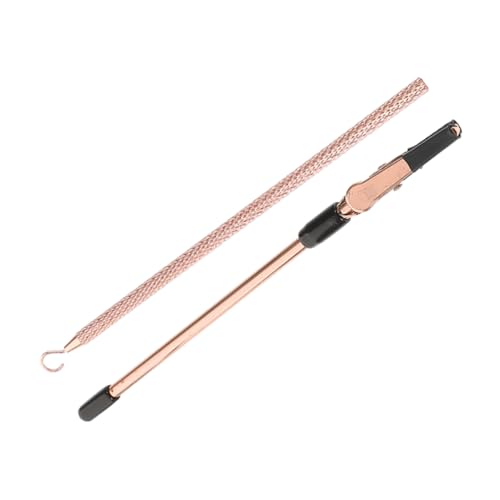 Beatifufu 2 Stk Armbandhilfe Halsketten-werkzeughelfer Tragbare Werkzeuge Zum Tragen Von Armbändern Hakenausrüstung Für Armband Halskette Werkzeuge Reißverschlusshelfer Rose Gold Eisen von Beatifufu