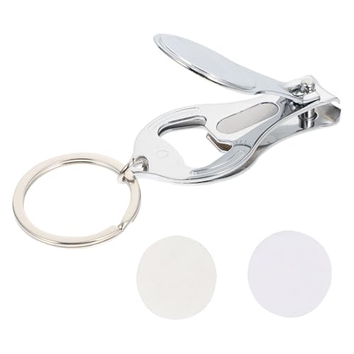 Beatifufu 2 Stücke Nagel Clipper Schlüsselanhänger Wärmeübertragung Schlüsselanhänger Nagelschere Keychain von Beatifufu