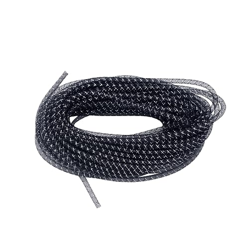 Beatifufu 25 m Elastische Geflochtene Schnur Aus Polyester Schwarze Schlauchnetzbänder Handgefertigt Für Kopfschmuck Armbänder Und Bastelarbeiten Vielseitiges Garn Für Kreative von Beatifufu