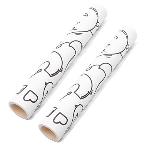 Beatifufu 2Rollen Malpapier Selbstklebendes Graffiti Plakat Zeichenrolle für Ausmalaktivitäten für Schule und Zuhause Hochwertiges Papier für Kinderzeichnungen Beatifufu 2Rollen Malpapier Selbstklebendes Graffiti Plakat Zeichenrolle für Ausmalaktivitäten für Schule und Zuhause Hochwertiges Papier für Kinderzeichnungen von Beatifufu