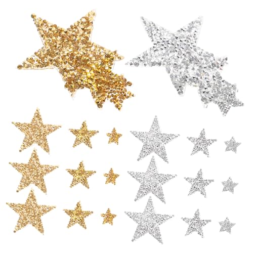 Beatifufu 30pcs Glitzerbeutel Patches Dress Accessoire Reparaturflecken Dekorpatches Für Kleidung von Beatifufu