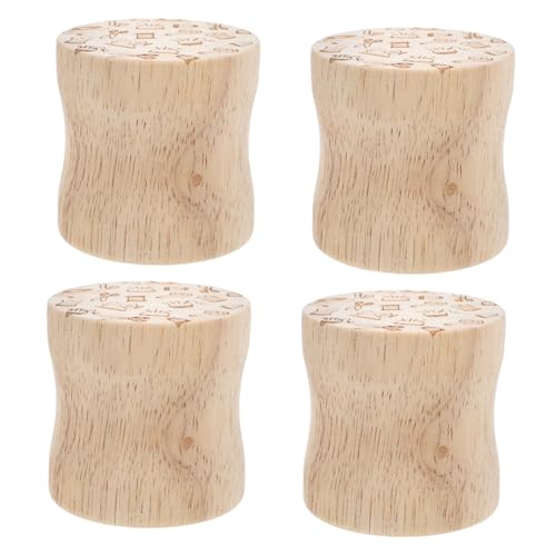 Beatifufu Basteln Nähen Essential 4 Pack Holz Muster Gewichte Lineal Stabil Präzise von Beatifufu