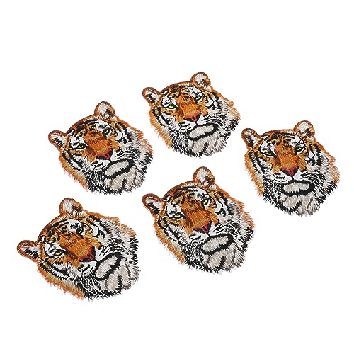 Beatifufu 5Stücke Tiger Patches DIY Stickerei Aufnäher für Kleidung Taschen und Hüte Einfache Anwendung für Dekoration und Reparatur Robust und Langlebig Beatifufu 5Stücke Tiger Patches DIY Stickerei Aufnäher für Kleidung Taschen und Hüte Einfache Anwendung für Dekoration und Reparatur Robust und Langlebig von Beatifufu