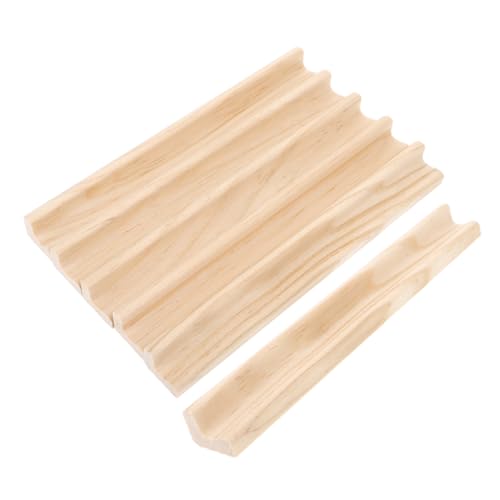 Beatifufu 6 Stück Holzfliesenhalter Briefablageständer Ersatzständer Wortablage DIY Handwerk Spielständer Für Zuhause, Büro, Schule, 19 Cm von Beatifufu