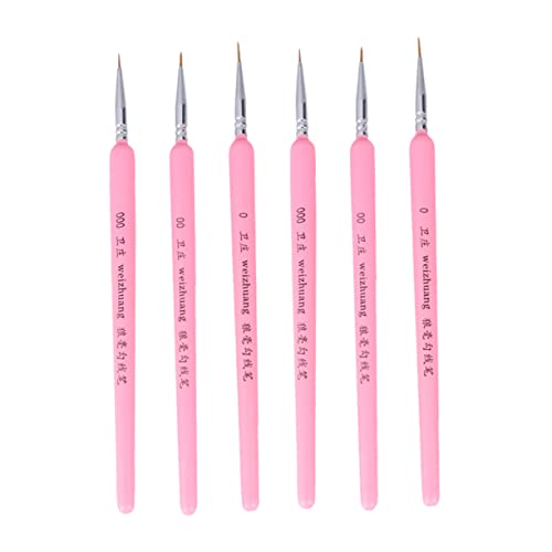 Beatifufu 6Stücke Teiliges Detailpinsel für Präzises Pinsel für Aquarell und Gouache Leicht und Tragbar für Künstler und Kunststudenten Beatifufu 6Stücke Teiliges Detailpinsel für Präzises Pinsel für Aquarell und Gouache Leicht und Tragbar für Künstler und Kunststudenten von Beatifufu