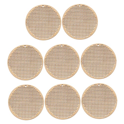 Beatifufu 8 Stück Teiliges Runde Holzanhänger Blanko Kreuzstichrahmen aus Stabilem Naturholz Vielseitige DIY Bastelchips für Kreuzstich Lesezeichen Anhänger und Kreative Handarbeiten Beatifufu 8 Stück Teiliges Runde Holzanhänger Blanko Kreuzstichrahmen aus Stabilem Naturholz Vielseitige DIY Bastelchips für Kreuzstich Lesezeichen Anhänger und Kreative Handarbeiten von Beatifufu