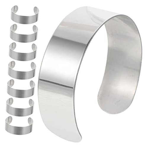 Beatifufu 8st Armbandkern Rohlinge Für Armbänder Armreifen Für Die Schmuckherstellung Ringdorn Aus Stahl Zappeln Armband Biegestab Sicherungsringzange Größer Haken Korn Edelstahl 304 Silver von Beatifufu