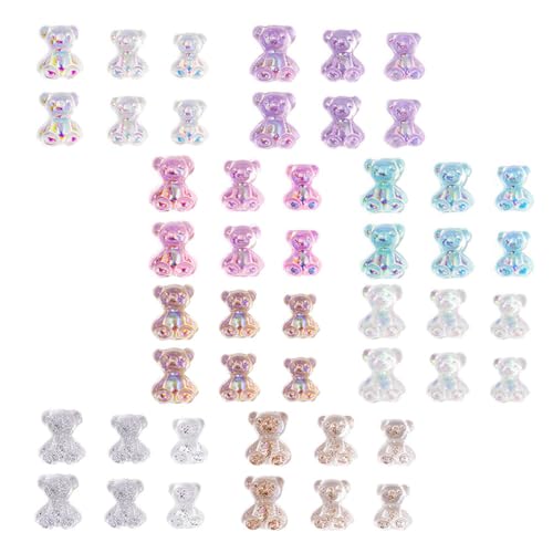 Beatifufu 96 Stücke Dekorative Nagel Charm Nagel Ornamente Nail Art Decors Maniküre Zubehör von Beatifufu