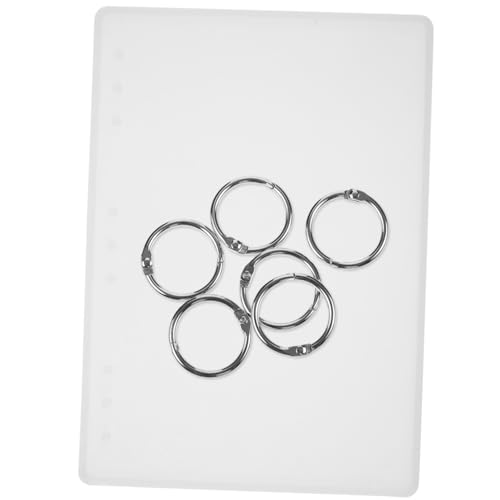 Beatifufu Silikonform Zylinder B5 Notebook Cover Silikonform Für Epoxidharz Diy Bastelset Mit 6 Silbernen Ringen Hochwertige Gießform Für Kreative Notizbuchgestaltungen Und Handwerksprojekte von Beatifufu