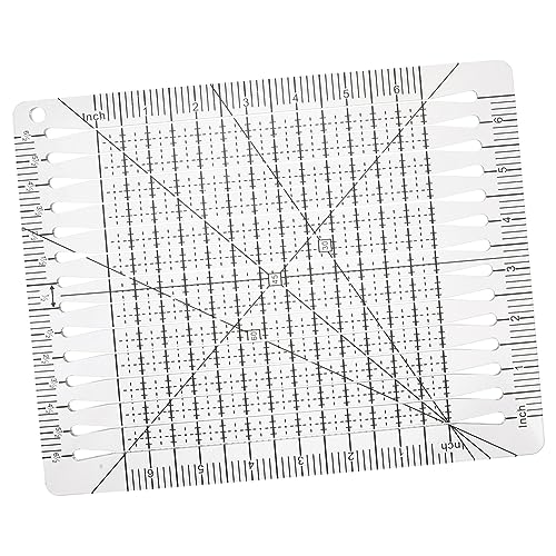 Beatifufu DIY Patchwork Ruler Klare Patchwork Lineal Für Quilting Und Schneiden Nähzubehör Für Präzise Stoffzuschnitte Und Kreative Nähprojekte von Beatifufu