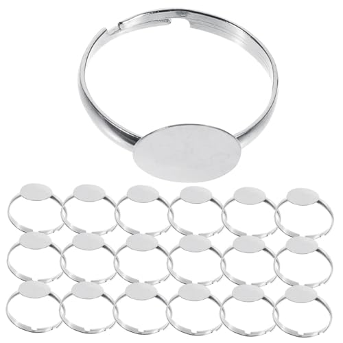 Beatifufu DIY Ringrohlinge Verstellbare Ringbasis Aus Leere Finger Ringe Bastelbedarf Für Schmuckherstellung Ideal Für Kreative Projekte von Beatifufu