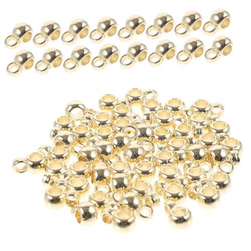 Beatifufu Zahlenperlen Perlen Set Goldene Spacer Perlen Mit Anhängern Dekorative Perlen Für Diy Armbänder Und Halsketten Bastelzubehör Für Schmuckherstellung Bead Spacers Für Kreative Projekte von Beatifufu