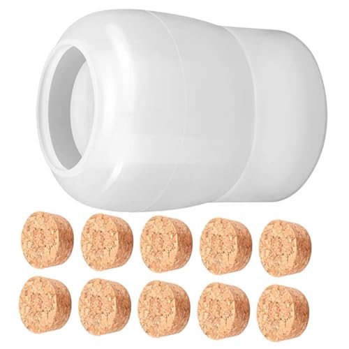 Beatifufu Silikonform Set Für DIY Aufbewahrungsflaschen 2 Teilig Ideal Für Epoxidharz Projekte Kreatives Gießen Von Flaschen Und Kerzenbehältern Vielseitige Bastelformen Langlebig Und von Beatifufu