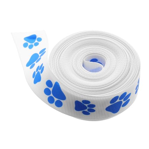 Beaupretty 1 Rolle Verpackung Band Hunde-pipi-pads Dekorative Pin-werkzeuge Flickenbänder Hundeunterlagen Geschenkbänder Abnehmbarer Gefälschter Kragen Käfigwelpen Schleife Polyester von Beaupretty