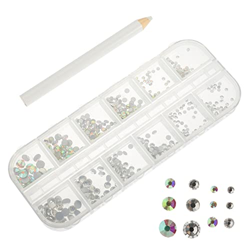 Beaupretty 1 Satz -Nageldekorationen Strasskleber für Nägel drücken Wohnung strasssteine für nägel nail decoration Kleber für Strasssteine Basteln Sie Strasssteine Glas von Beaupretty