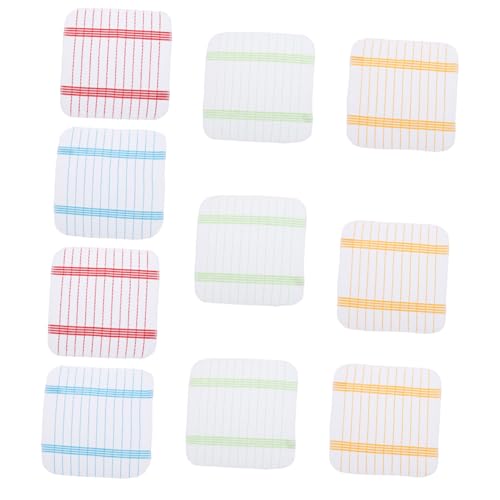 Beaupretty 1 Satz Scheuerschwamm Geschirrtuch Küchentrockentücher Haushaltsreinigungstuch Handtücher Küche Kitchen Towel Geschirrtücher Für Die Küche Geschirrspültücher Baumwollgarn 10st von Beaupretty