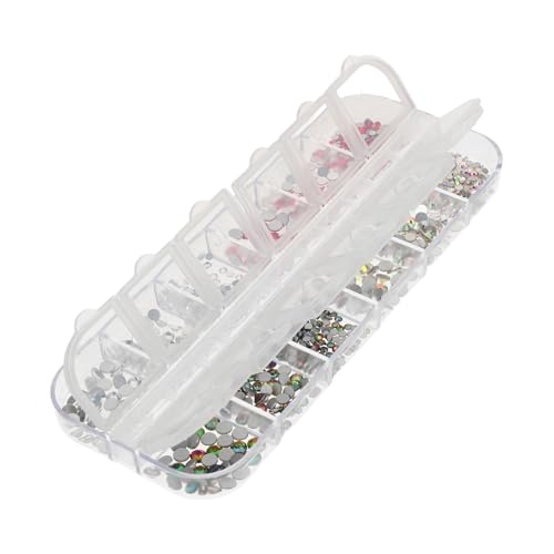 Beaupretty 1 Schachtel Nagelaufkleber Nageldekor Nagel Diy Ornamente Nagelkunst-dekore Maniküre Diy Strass Nail Strass-kit Maniküre-ornamente Flatback-diy-strass Nagelanhänger Strasssteine von Beaupretty