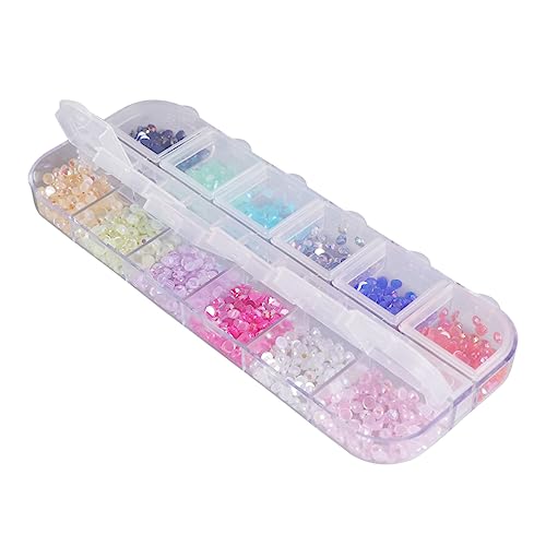 Beaupretty 1Satz Nageldekor Fächer Acryl Rundsteine für Nagelkunst Handy Dekoration Glänzendes Nagelzubehör und Schmuckherstellung Kompatibel mit UV Gel und Acrylnägeln Beaupretty 1Satz Nageldekor Fächer Acryl Rundsteine für Nagelkunst Handy Dekoration Glänzendes Nagelzubehör und Schmuckherstellung Kompatibel mit UV Gel und Acrylnägeln von Beaupretty