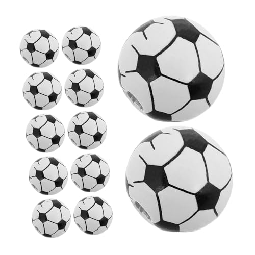 Beaupretty 20 Stück Fußball-Holzperlen Perlenkits für Jungen Fußballhandwerk Holzperlen Kugelperlen für die Schmuckherstellung Sportbälle Schmuck Holzperlen basteln Beaupretty 20 Stück Fußball-Holzperlen Perlenkits für Jungen Fußballhandwerk Holzperlen Kugelperlen für die Schmuckherstellung Sportbälle Schmuck Holzperlen basteln von Beaupretty