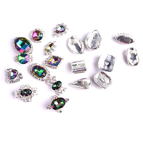 Beaupretty 20St glänzender Nagelkristall Nagel Charms Reize Edelstein Strasssteine Träne nagelsteine gelnägel nail decoration Nagelkunststeinchen Dekoration Nailart-Kristall Nail-Art- von Beaupretty