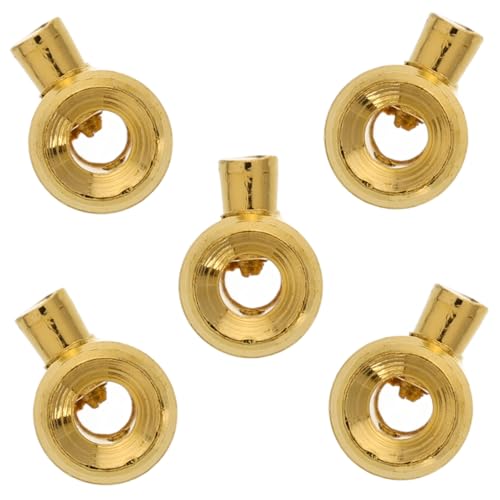 Beaupretty 5 Stück Armband Halskette Verschluss Schmuck Quetschperlen Halskette machen Vorräte Schmuckperlen Schmuckzubehör für die Herstellung von Schmuck Kupfer Golden Beaupretty 5 Stück Armband Halskette Verschluss Schmuck Quetschperlen Halskette machen Vorräte Schmuckperlen Schmuckzubehör für die Herstellung von Schmuck Kupfer Golden von Beaupretty