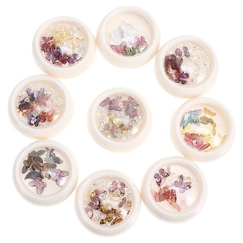 Beaupretty 9 Boxen Boxen Handgemachte Schmetterlinge Nagelkunst Dekorationen DIY Maniküre Schmuck für Kreative Nagelgestaltung für Partys und Anlässe Beaupretty 9 Boxen Boxen Handgemachte Schmetterlinge Nagelkunst Dekorationen DIY Maniküre Schmuck für Kreative Nagelgestaltung für Partys und Anlässe von Beaupretty