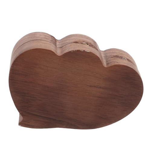 Beaupretty Kasten schmuckschatulle aus massivem holz geformt Engagement Juwelierorganisator doppelt Party Herz holzringe koffer Ringgeschenkboxen für Schmuck hölzern Coffee Beaupretty Kasten schmuckschatulle aus massivem holz geformt Engagement Juwelierorganisator doppelt Party Herz holzringe koffer Ringgeschenkboxen für Schmuck hölzern Coffee von Beaupretty