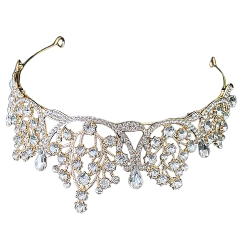 Beaupretty Brautkrone Mit Funkelnden Strasssteinen Elegante Hochzeitskrone Für Bräute Prinzessinnen Und Besondere Anlässe Perfektes Accessoire Für Hochzeit Und Feiern von Beaupretty