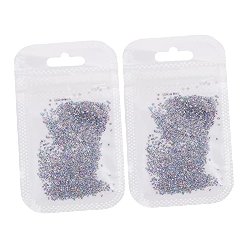 Beaupretty Nagel-Mikro-Diamant-Schmuck nagelgele nail polish maniküre-sets Nagelschmuck Nagelkristalle Glitzernagel Diamanten Charme Nagelkunst Strass Nagelkunst-Diamant-Accessoire Glas von Beaupretty