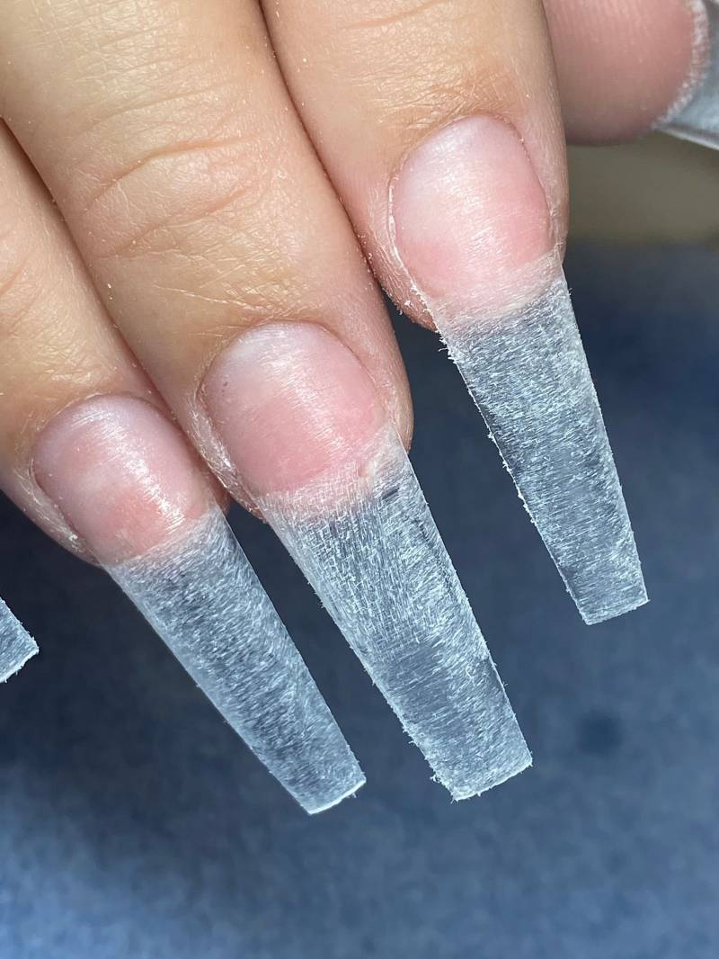 500 Stück Lange Klare Stiletto Nagelspitzen 10 Größen | Halbdeckel Keine C-Kurve von Beautifulnailsbygaby