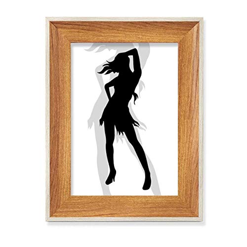 Beauty Gift – Schöne Frau mit Silhouetten Bilderrahmen aus Holz für Büro, Gemälde, Kunst, Malerei, mehrere Sets von COMP