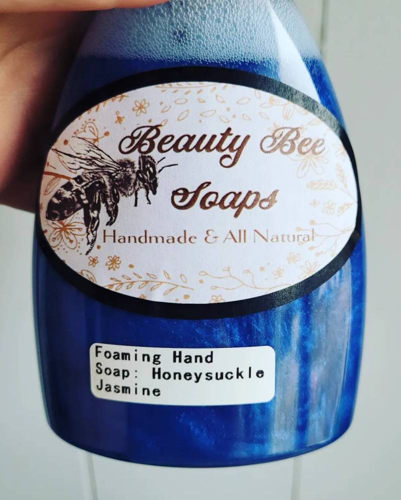 Geißblatt Jasmin Schäumende Handseife von BeautyBeeSoap