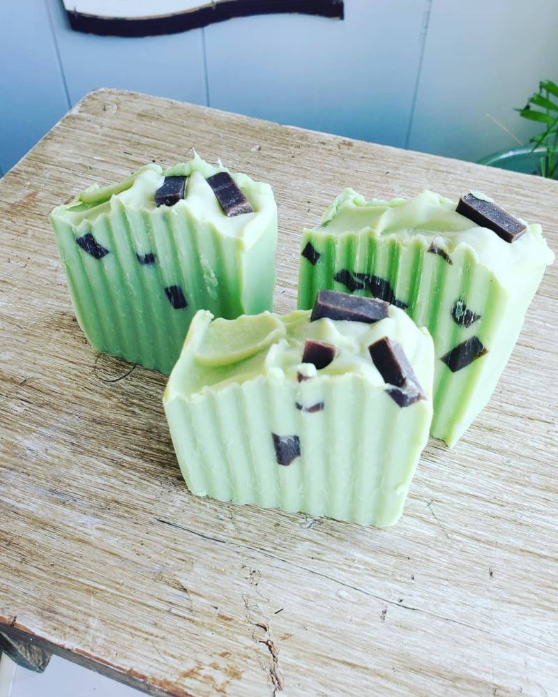 Mint Chocolate Chip Bar Seife von BeautyBeeSoap