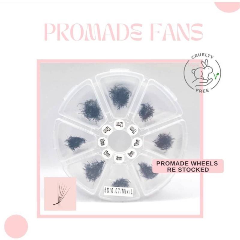 L Curl Lose Promade Fans 5D Oder 6D 8-13 Mm von BeautyKLC