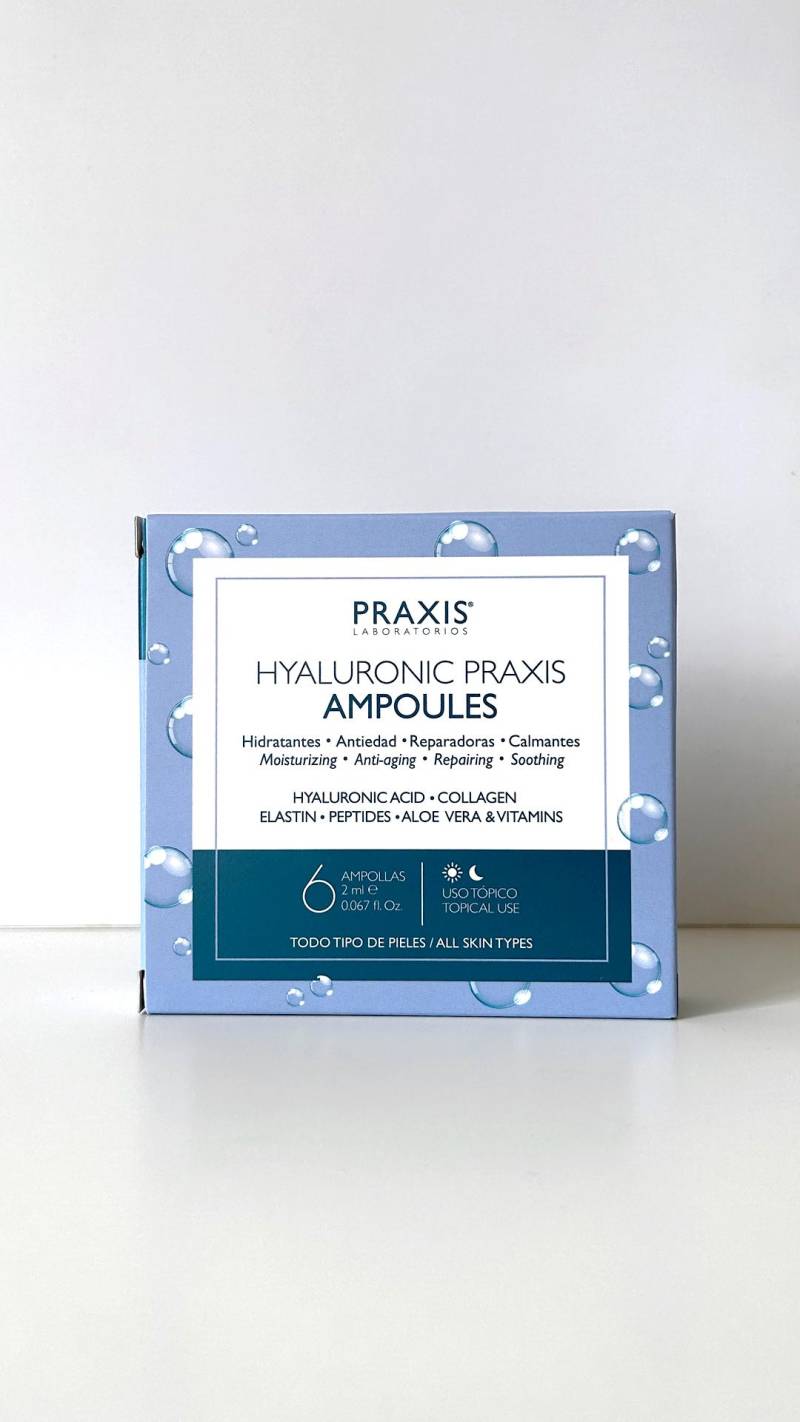 Praxis Hyaluronic Intensive Feuchtigkeitsampullen Mit Tiefgehender Hydratation Und Sofortigem Lifting-Effekt. Für Die Tagesanwendung von BeautyLifeShops