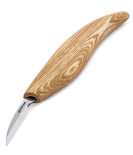 BeaverCraft Holzschnitzmesser C8, 3,8 cm, Schnitzmesser für Detail-Holzschnitzerei, Bastelmesser – Kerbschnitzmesser, Holzschnitzwerkzeuge für Anfänger und Kinder von BeaverCraft