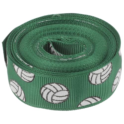 Beavorty 1 Rolle Volleyballband Geschenkverpackungsband Blumenverpackungsband Blumenstrauß Liefert Schleifenknoten Machen Band Wickelband Geschenkband Band Zum Basteln Polyester Dark Green von Beavorty