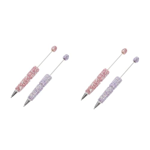 Beavorty 2 Sätze 2 Sets Diamant Kugelschreiber Perlenstift Minen Perlen Für Stifte Diamantstifte Großer Stift Perlenstifte Set Mädchen Stifte Glitzerstift Gewichteter 2 Stück * 2 von Beavorty