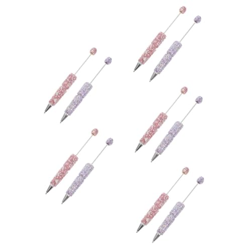 Beavorty 5 Sätze 5 Sets Diamant Kugelschreiber Schöne Stifte Für Frauen Perlenstift Set Perlenstifte Set Stift Sets Mit Perlen Perlenstift Nachfüllungen Bling Bürobedarf 2 Stück * 5 von Beavorty