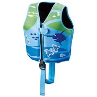 BECO unisex Kinder-Schwimmweste blau/grün Größe M von Beco