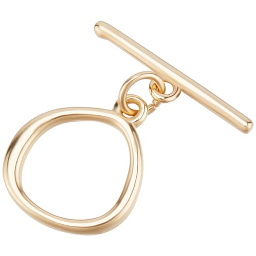 Beebeecraft 1 Box 15 Stück Goldene Knebelverschlüsse Für Schmuck 24 Karat Vergoldet Runde Ring Knebelverschlüsse Mit T Stab Zur Schmuckherstellung Halsketten Armbänder Ohrringe Heimwerker Beebeecraft 1 Box 15 Stück Goldene Knebelverschlüsse Für Schmuck 24 Karat Vergoldet Runde Ring Knebelverschlüsse Mit T Stab Zur Schmuckherstellung Halsketten Armbänder Ohrringe Heimwerker von Beebeecraft