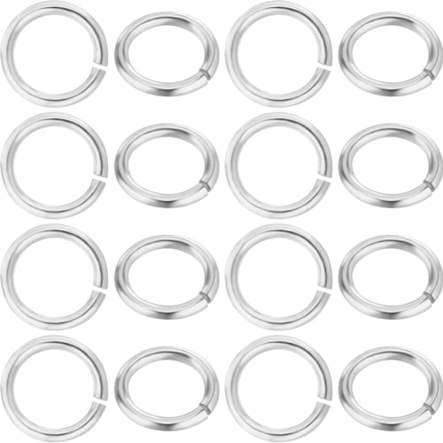 Beebeecraft 1 Box 50 Stück Offene Biegeringe 925 Sterlingsilber 5 mm Single Loop Biegeringe Verbindungsringe Für DIY Ohrringe Halsketten Armbänder Reparaturzubehör von Beebeecraft