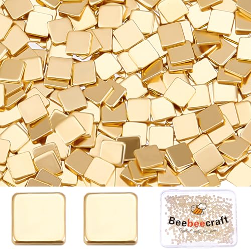 Beebeecraft 1 Box 500 Stück Lötchips Gold 2x2mm Einfaches Schweißen Löten Vorgeschnittene Chips Winzige Quadrate Niedrige Temperatur Für Schmuckherstellung Reparatur von Beebeecraft