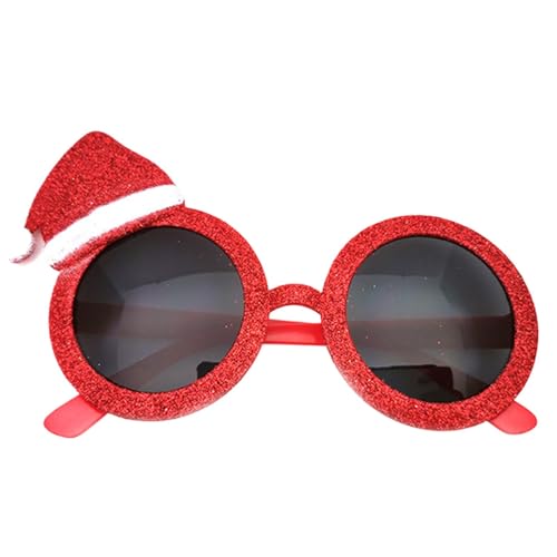 Befeixue Weihnachtsbaum-Brille, Weihnachtsbrille zum Tragen - Santa Rentier Weihnachtsbaum Hut Brille | Weihnachts-Fotoautomaten-Requisiten, Goodie-Bag-Stuffers, Weihnachtsgeschenke von Befeixue