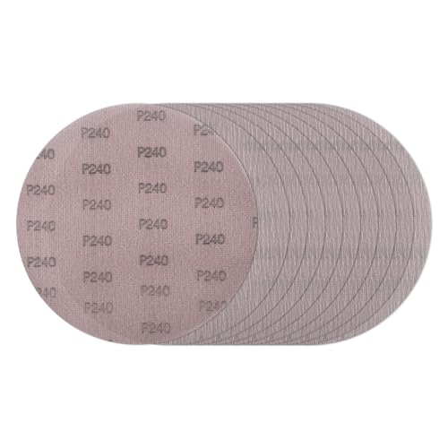 10 Stück Schleifscheiben, Schleifgitter Mesh Klett-Schleifscheiben Ø 222mm Staubfreie Schleifnetz Schleifscheibe Antiblockierende Schleifpads Schleifpapier für Deckenschleifer Trockenbauschleifer 240# von Befun