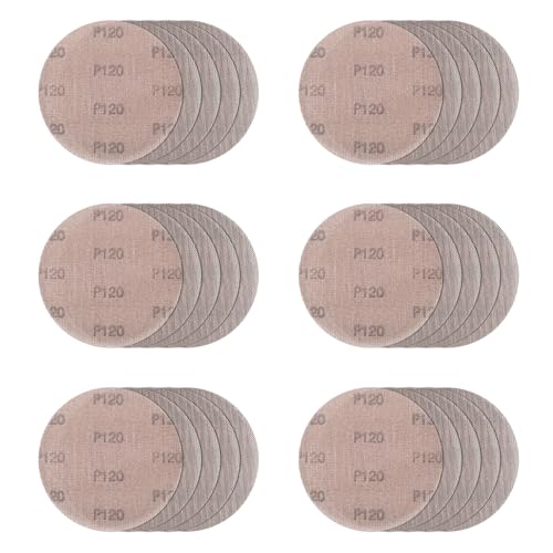 30 Stück Schleifscheiben, Schleifgitter Mesh Klett-Schleifscheiben Ø 125mm Staubfreie Schleifnetz Schleifscheibe zum Schleifen von harten Oberflächen, Holz, Spachtel, Lack, Metall 120# von Befun