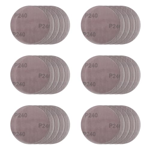 30 Stück Schleifscheiben, Schleifgitter Mesh Klett-Schleifscheiben Ø 125mm Staubfreie Schleifnetz Schleifscheibe zum Schleifen von harten Oberflächen, Holz, Spachtel, Lack, Metall 240# von Befun